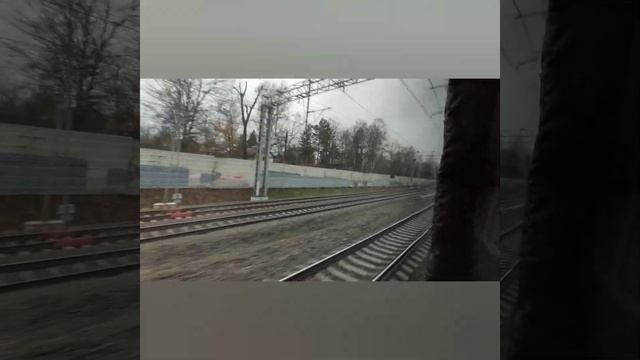 Электропоезд ЭС2Г-Ласточка по маршруту Москва Ленингр