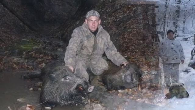 Ружьин с друзьями на охоте