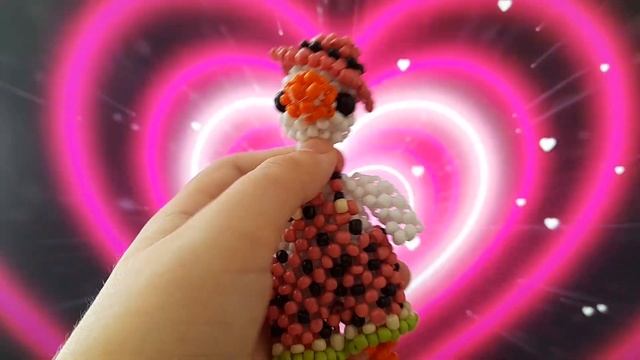 сделала гуся садовника в комбезике 🍉 #амигуруми #бисе