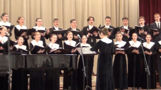 Муз. Л. Афанасьева, сл. И. Шаферана «Гляжу в озёра синие..», Дирижирует  Анна Романова