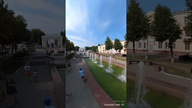 Йошкар-Ола бульвар Чавайна часть 2 фонтаны