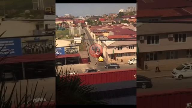 В Сочи водитель грубо нарушил правила дорожного движе
