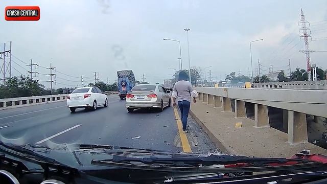 Жесткие Аварии и дтп Идиоты на дороге Водятлы за рулем