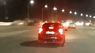На пр. Сатпаева 18-летний водитель выехал на встречку и