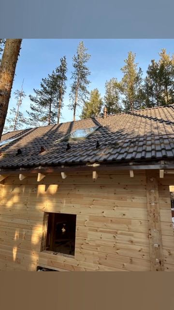 Брас. Двускатная крыша. Мансардные окна Velux