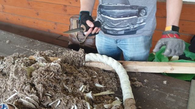 Рустем Оразов. Тест ножа. Булат из стали ШХ15
