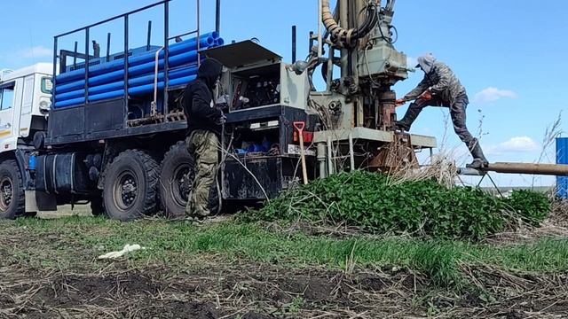 Продувка скважины в с.Филатовское