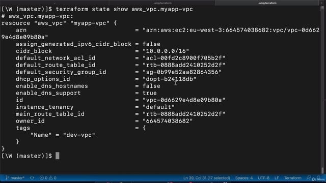 6. Use AWS Default Components Default Route Table