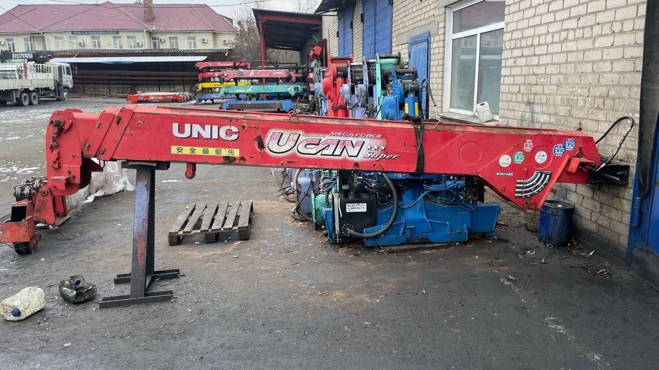 КМУ UNIC URU583USR Проверка на гидростенде (3009110.96)