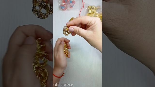 Распаковка материалов для творчества.Елочные игрушки ручной работы