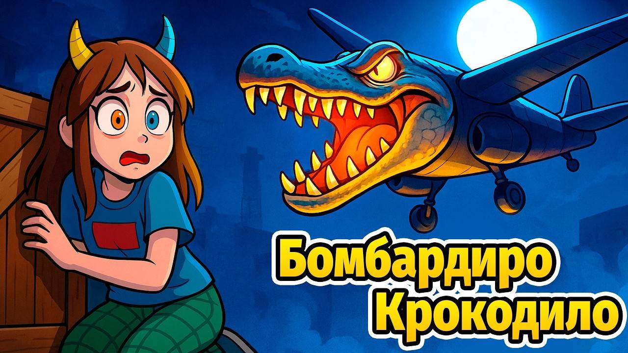 ❤️ Я СТАЛА БОМБАРДИРО КРОКОДИЛО и ЗАТРОЛЛИЛА СКРЕТЧА