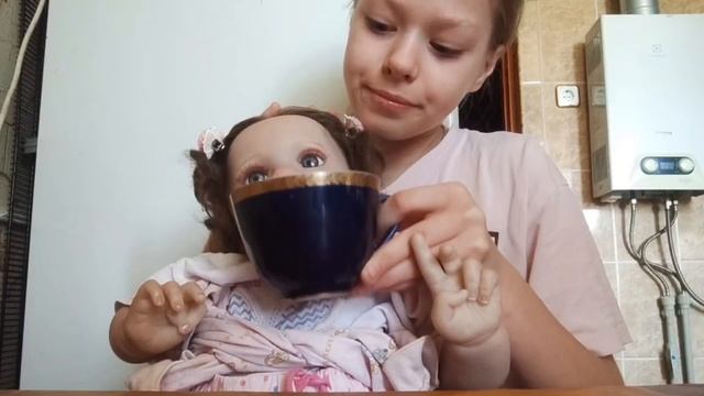 Едем с реборнами к дедушке в деревню. Работаем. Полем грядки !