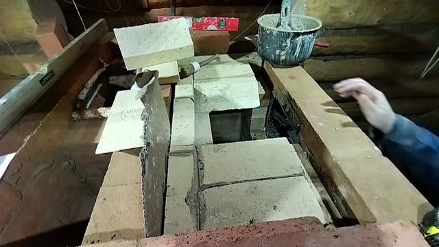 печь, 11 ряд шамотного ядра.mp4