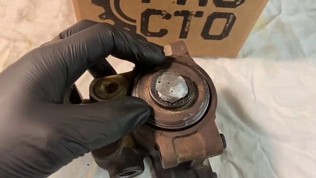 Как Разобрать Насос ГУР со стопорным кольцом ( пример Форд F150 )