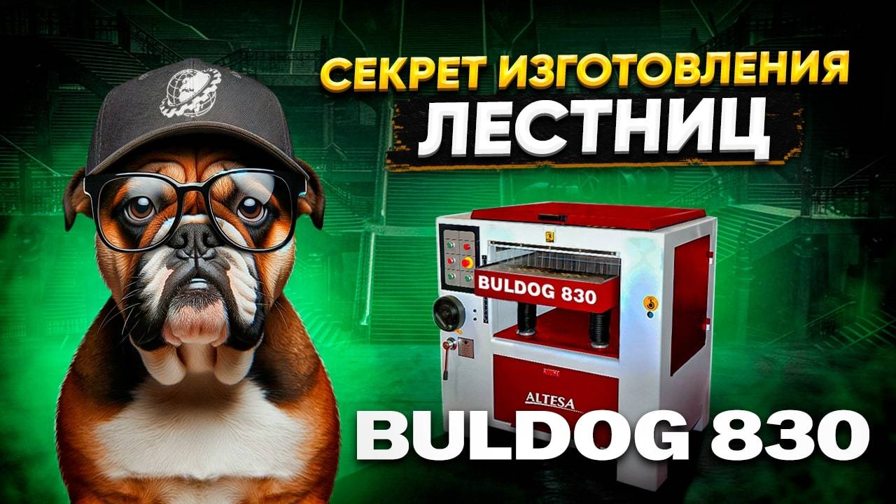 ОБРАБОТКА ДРЕВЕСИНЫ ТВЕРДЫХ ПОРОД Рейсмусовый станок ALTESA BULDOG 430