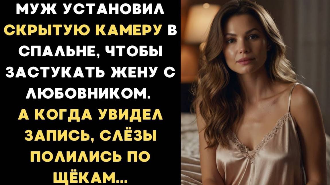 Истории из жизни. Муж установил камеру в спальне, чтобы поймать жену, Аудио рассказы