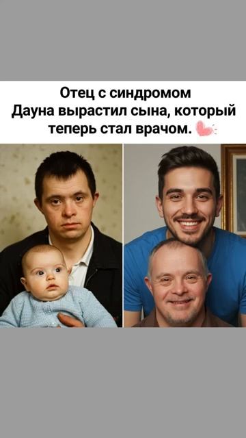 Отец с синдромом Дауна вырастил сына, который теперь с