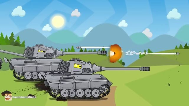 HomeAnimations – Мультики про танки  Кв-6 Атакует - Мультики про танки