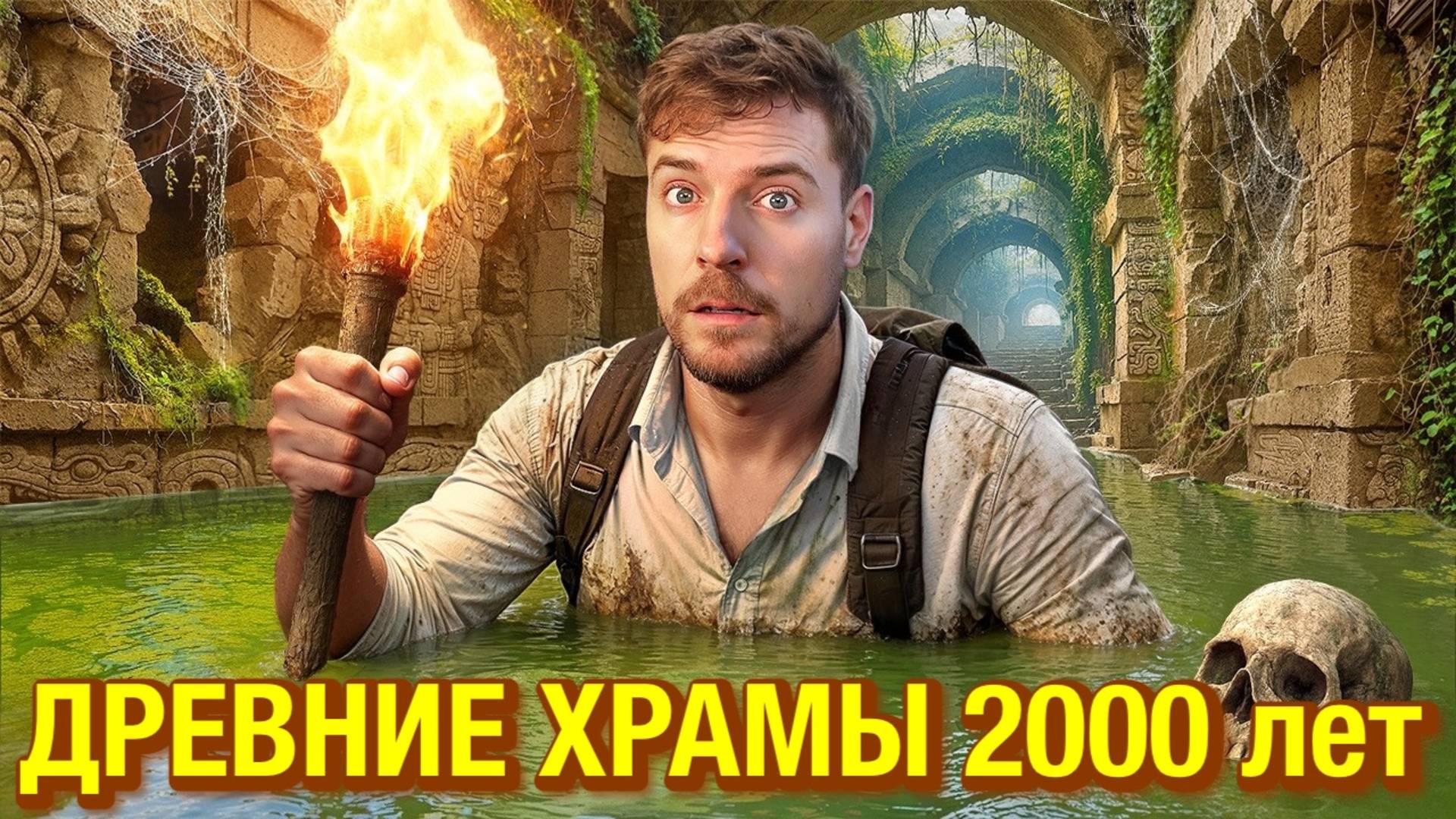 Мистер Бист исследовал Древние Храмы возрастом 2000 лет