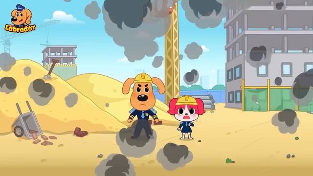 ⛑️Не играйте на стройке | ⚠️Безопасность детей | 🔍Новая серия | 📺Детский мультик | Шериф Лабрадор