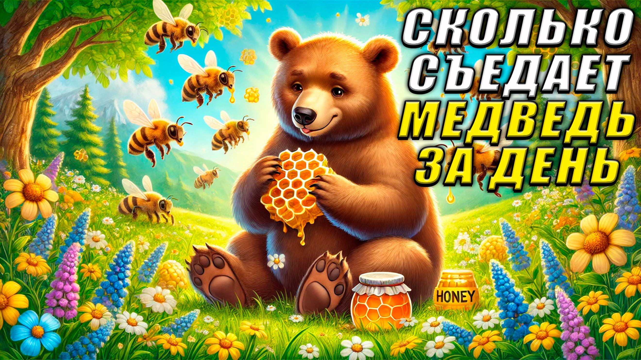 Сколько съедает медведь