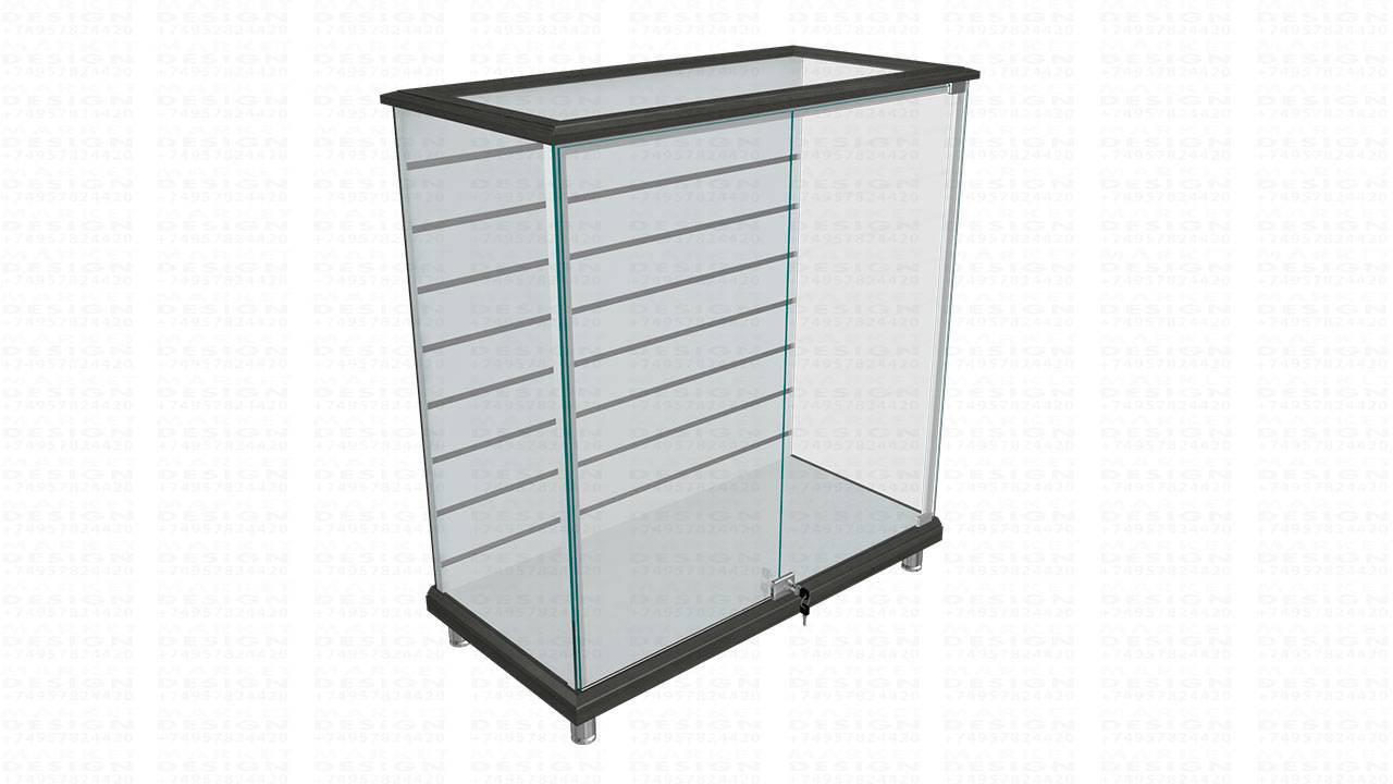 Прямоугольный прилавок с экономпанелью