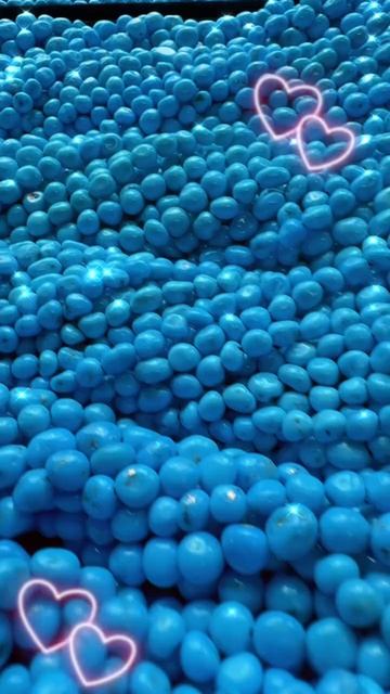 250522-5 Sleeping Beauty Turquoise Bead String: Wear the Ocean Mystery Home