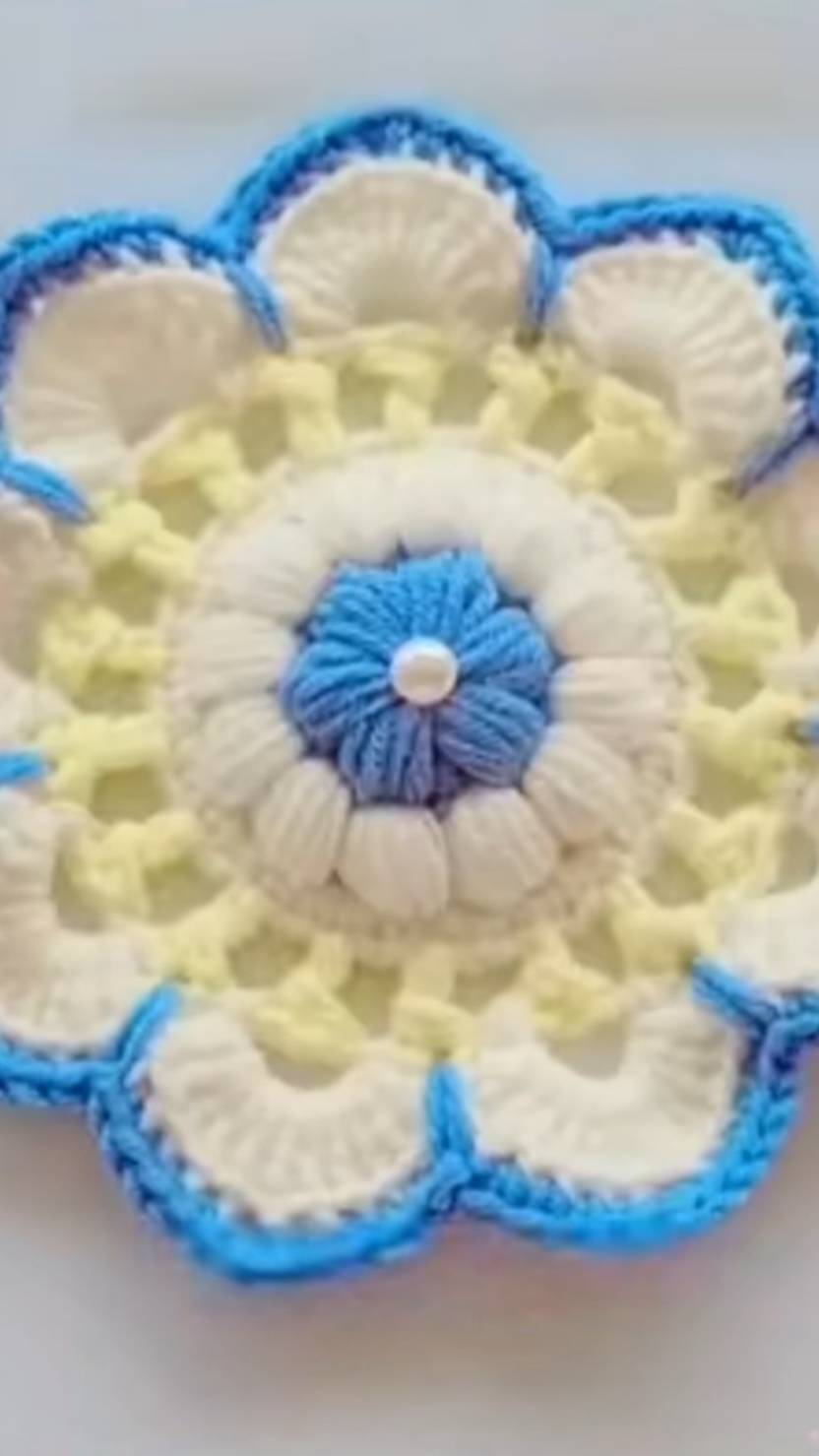 Красивый мотив крючком