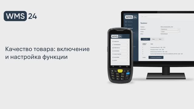 Работа с качеством товара в WMS