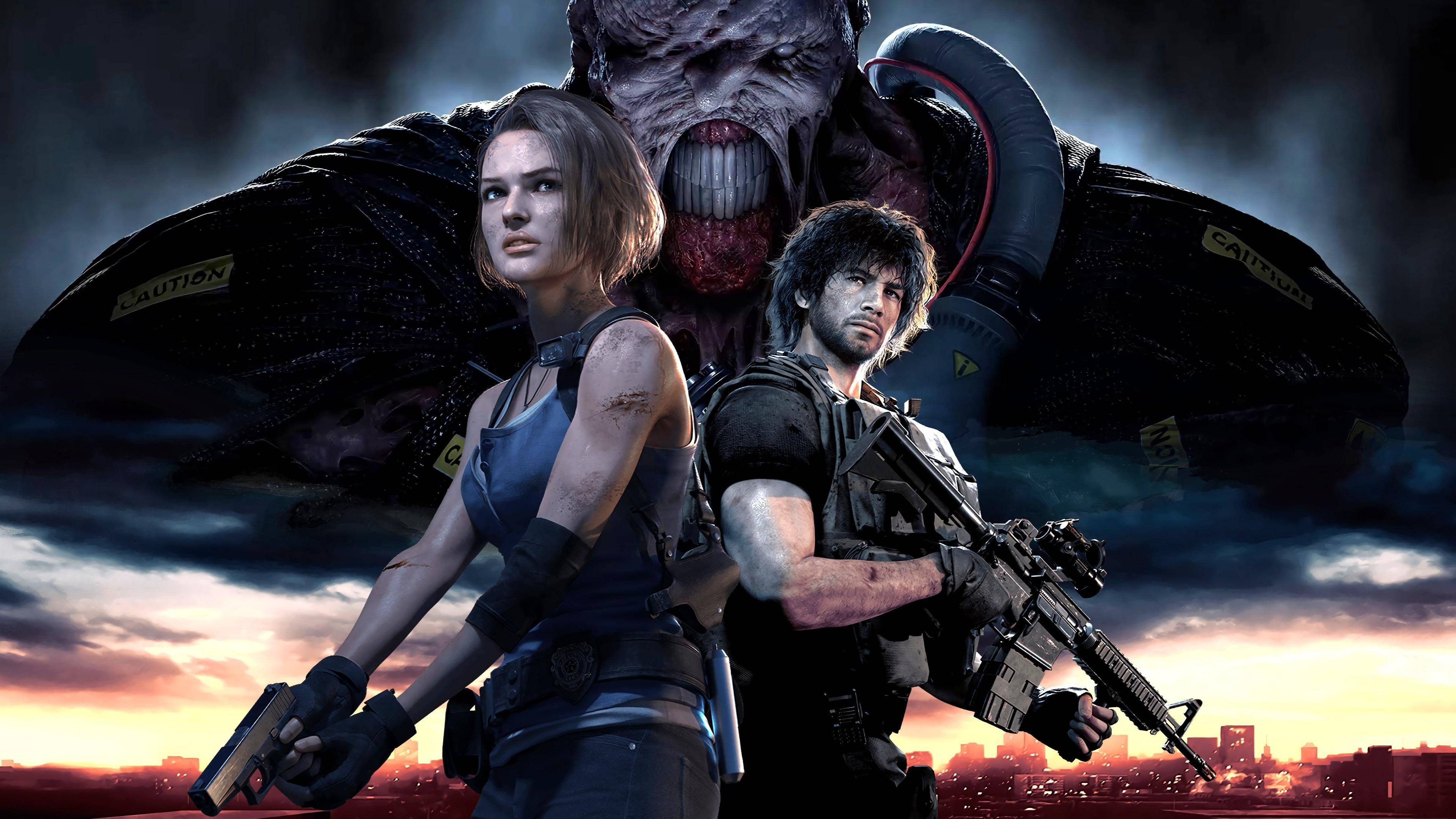 Resident Evil 3: Remake. Полное прохождение. Хардкор. [Без Урона. Без комментариев.