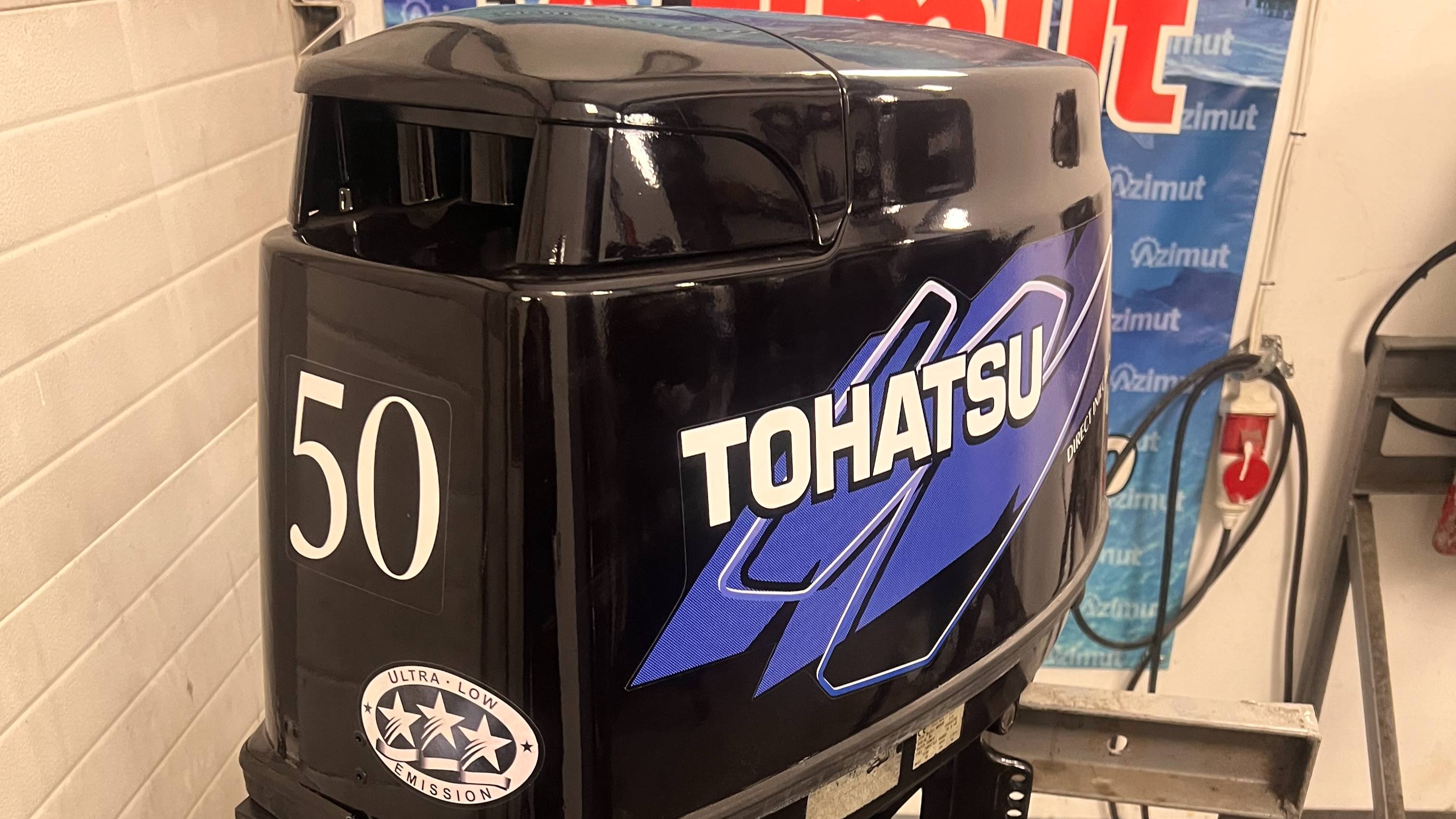 РАБОТА ЛОДОЧНОГО МОТОРА TOHATSU 50 TLDI, 2-х тактный, инжекторный