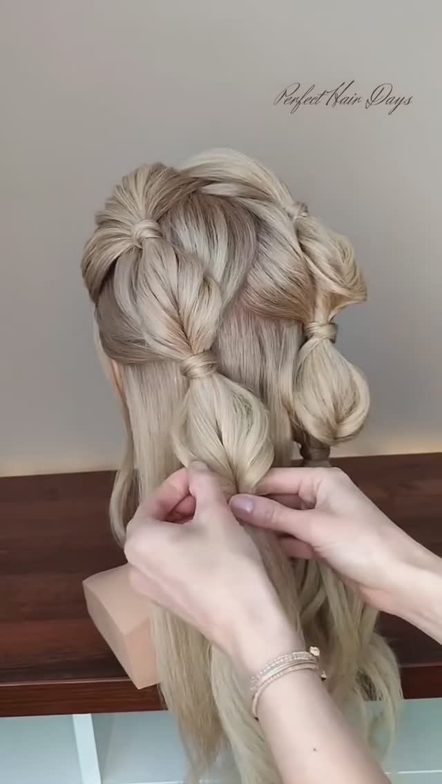 Необычное исполнение кос👍🏻 

#укладкаволос #прическа