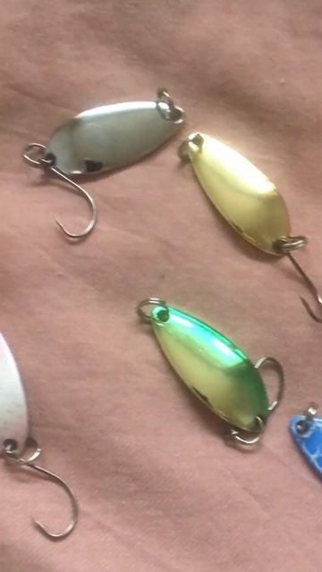 Микроколебалки китайские #спиннинг #форель #ловляхари