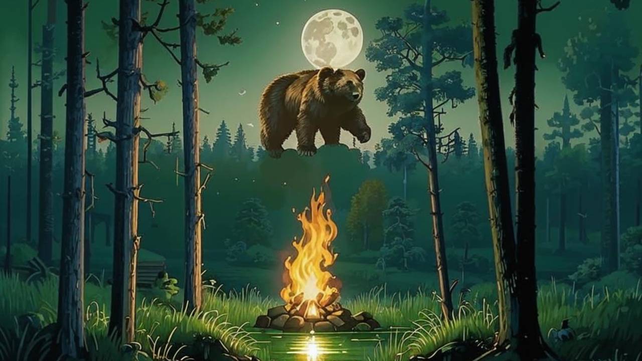 Экспедиция - день второй. Безумства начинаются. Медведи, лес, болото, ночевка в лесу без палатки.