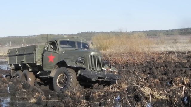 Зил 157 супер мощь, лебедка через блок