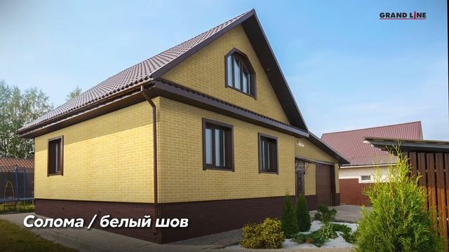 Фасадные панели Grand Line "Состаренный кирпич"