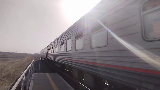 Прибытие Тепловоза на 229-км. ТЭП70БС-267. 🚂 Сообщением, А?