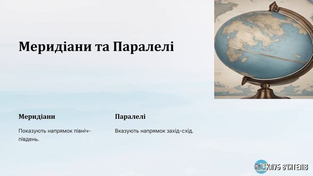 Земля на глобусі та карті | географія 6 клас | Клуб Вчит?
