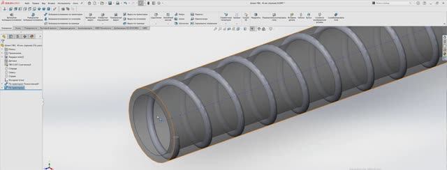 SOLIDWORKS. Шланг ПВХ армированный