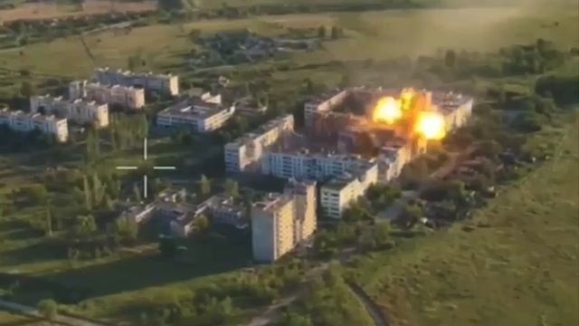 Авиаудары по пунктам дислокации ВСУ в Степногорске (Запорожская область).