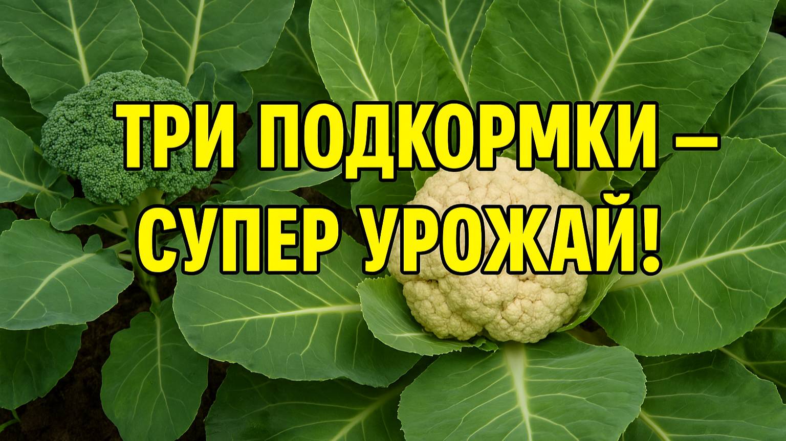 Секрет сильной капусты — 3 важные подкормки!