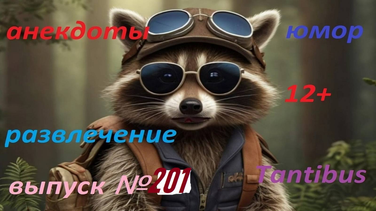 Енот пушок рассказывает анекдоты №201