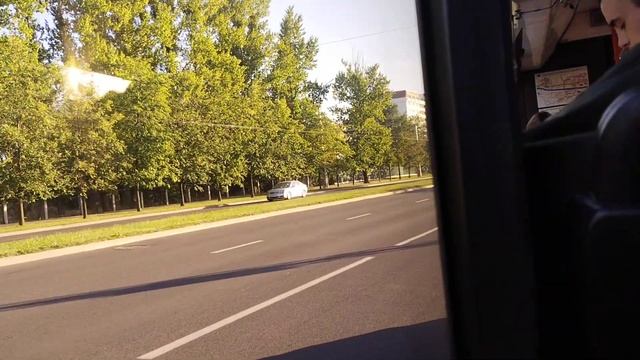 Поездка на троллейбусе БКМ 221 (138) Маршрут 4 ПС "Виктория