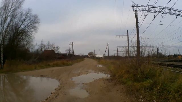 Гагарин. Ул. Железнодорожная и ул. 9-й Тупик. 03.11.2023