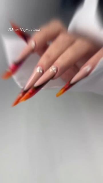 СДЕЛАЛИ БЫ СЕБЕ?😍 #nails #арт #nailart #ногтидизайн #маникюр #креатив #дизайн #илеяманикюра
