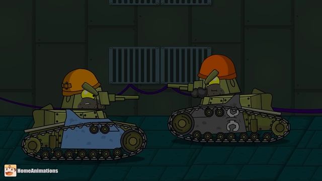 HomeAnimations – Мультики про танки  Токсикус vs КВ-44-М ： Я взорву тебя внутри - Мультики про танки