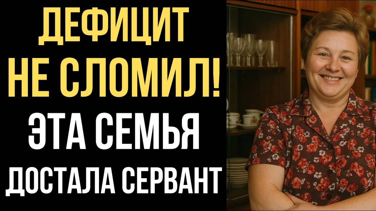 СССР: Ради ЭТОГО серванта они пошли на ВСЁ! Что было дальше?