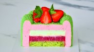 Муссовый БЕНТО - ТОРТ 🍓 Клубничный МОХИТО