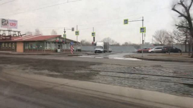 Поездка на электробусе лиаз 6274 на маршруте 1 в Красноя?