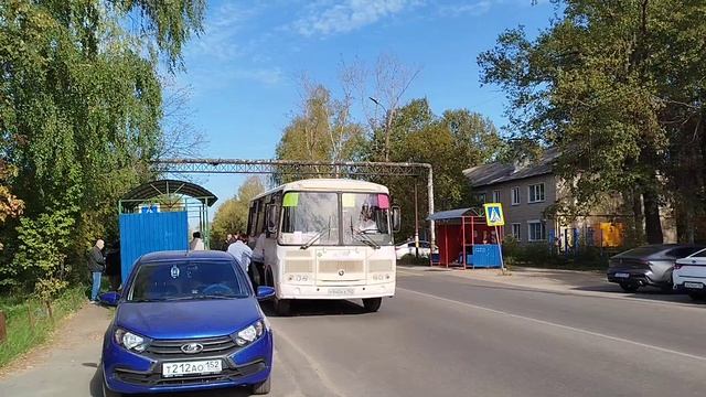 Автобус ПАЗ-320540-12 остановка Больница "Дубки" (Арзамас) 2